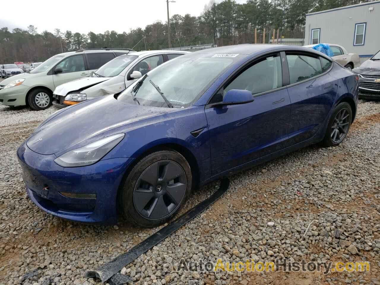 2022 TESLA MODEL 3, 5YJ3E1EA3NF188737