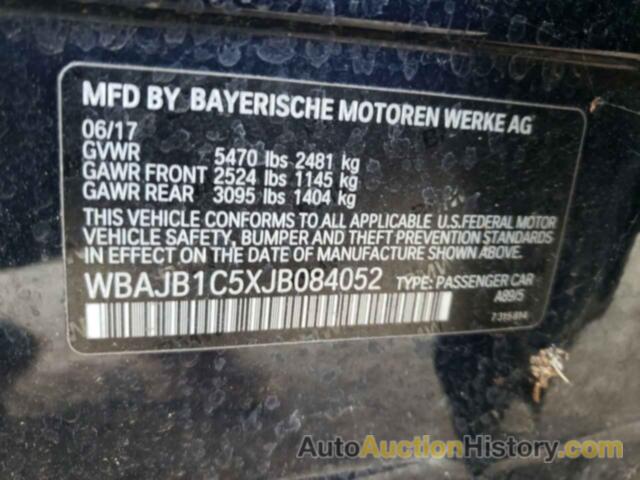 BMW 5 SERIES, WBAJB1C5XJB084052