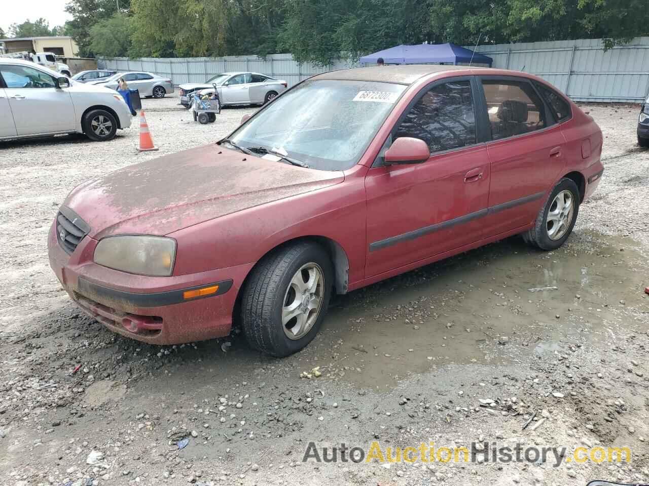 2005 HYUNDAI ELANTRA GLS, KMHDN56D55U159649