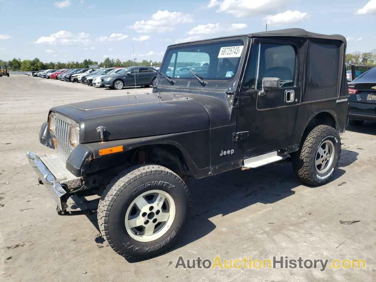 1987 JEEP WRANGLER LAREDO, 2BCCL8142HB503075