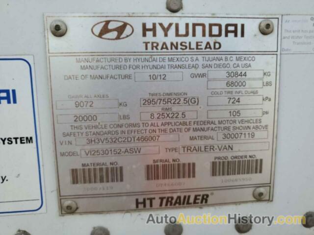 HYUNDAI ALL Models, 3H3V532C2DT466007