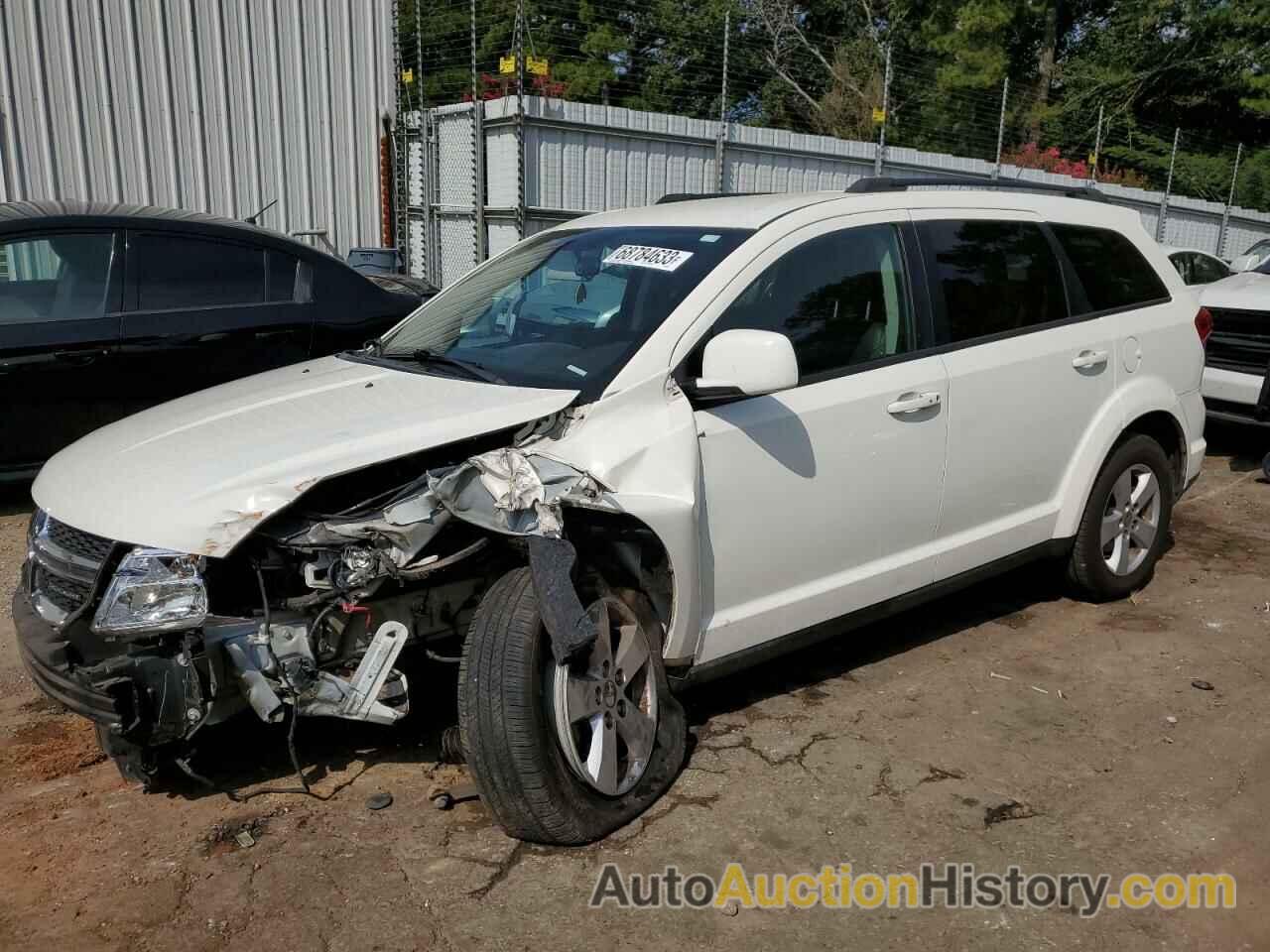 2012 DODGE JOURNEY SXT, 3C4PDCBG6CT223701