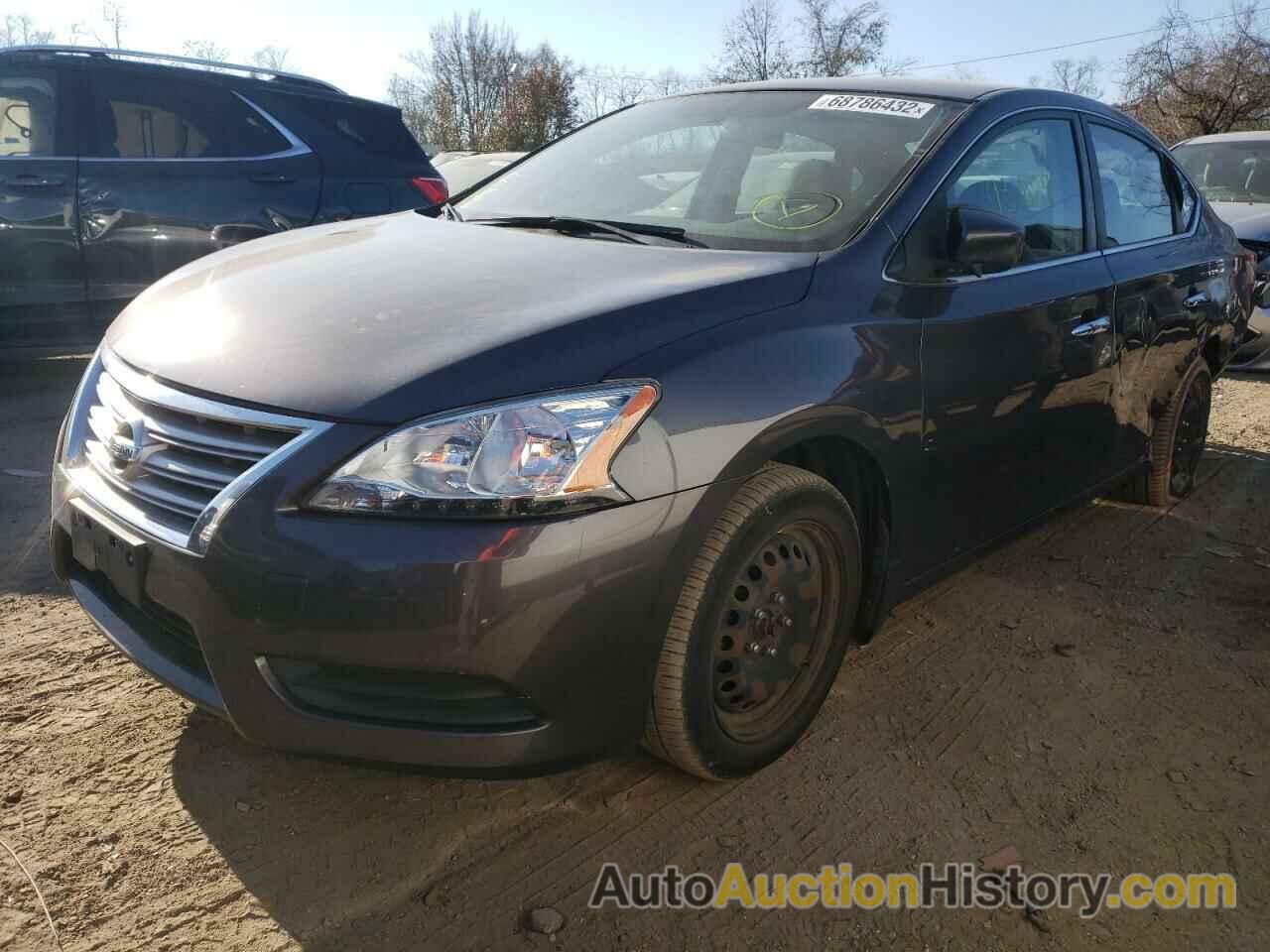 2015 NISSAN SENTRA S, 3N1AB7AP6FY245082