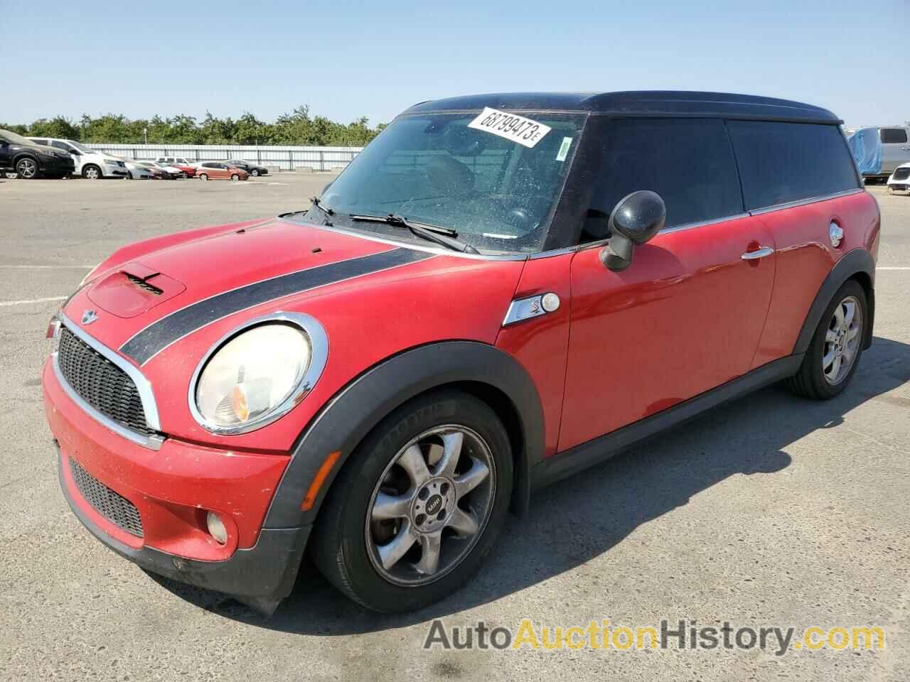 2008 MINI COOPER S CLUBMAN, WMWMM33508TP88932