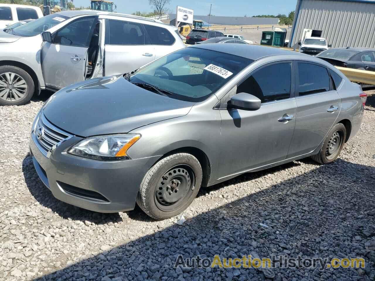 2014 NISSAN SENTRA S, 3N1AB7AP5EY233536