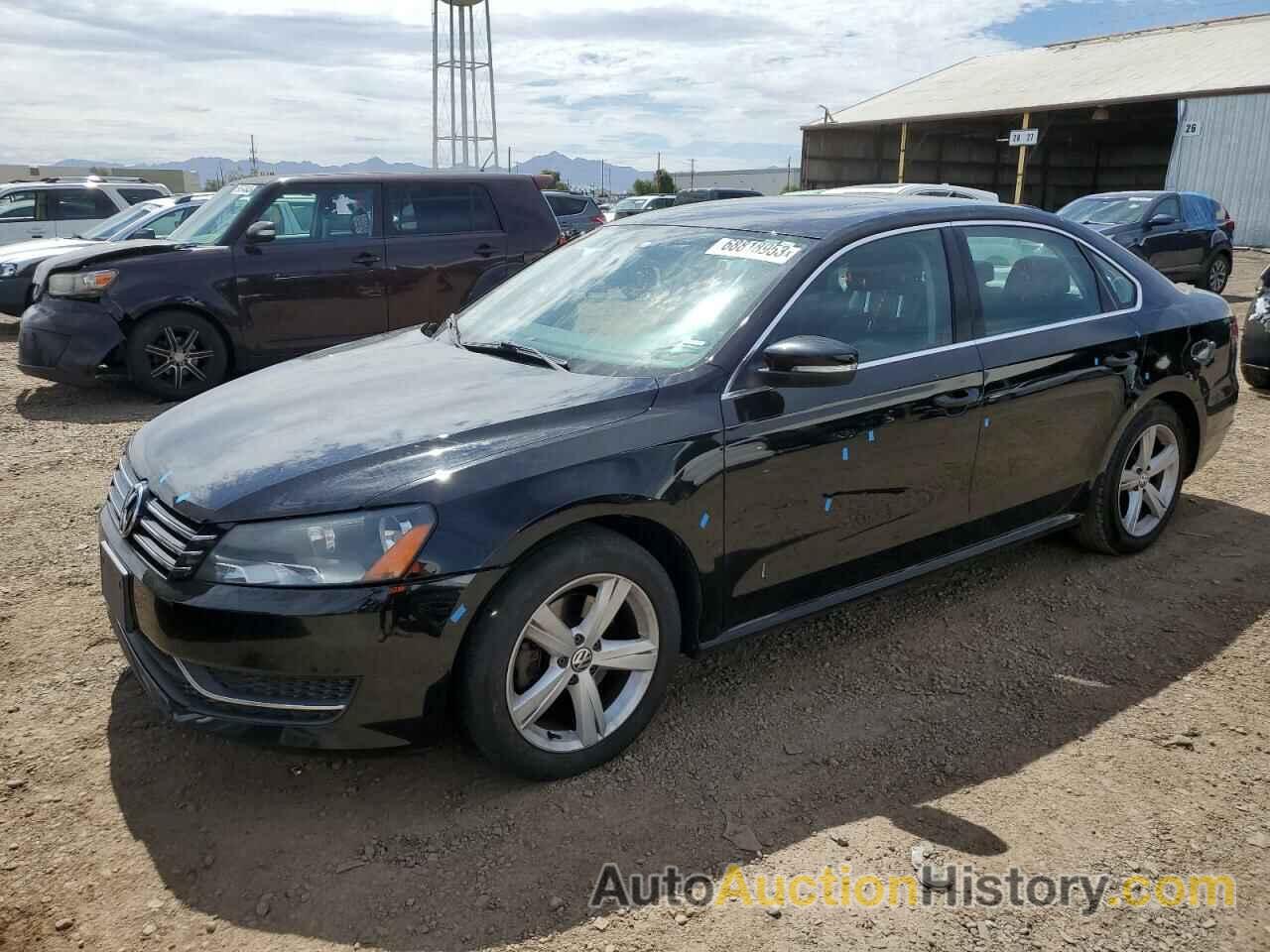 2013 VOLKSWAGEN PASSAT SE, 1VWBP7A33DC060152