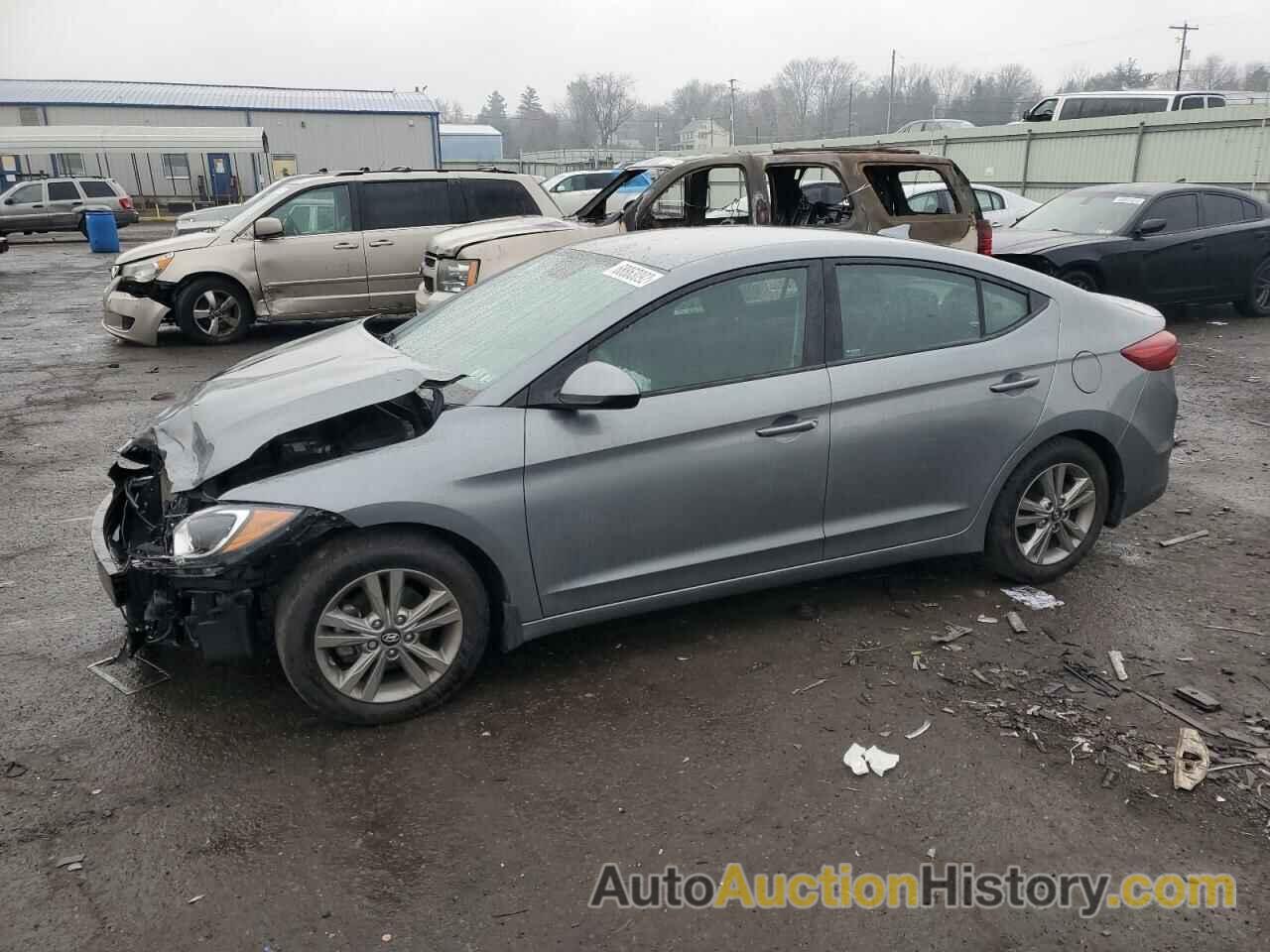 2018 HYUNDAI ELANTRA SEL, KMHD84LF4JU554827