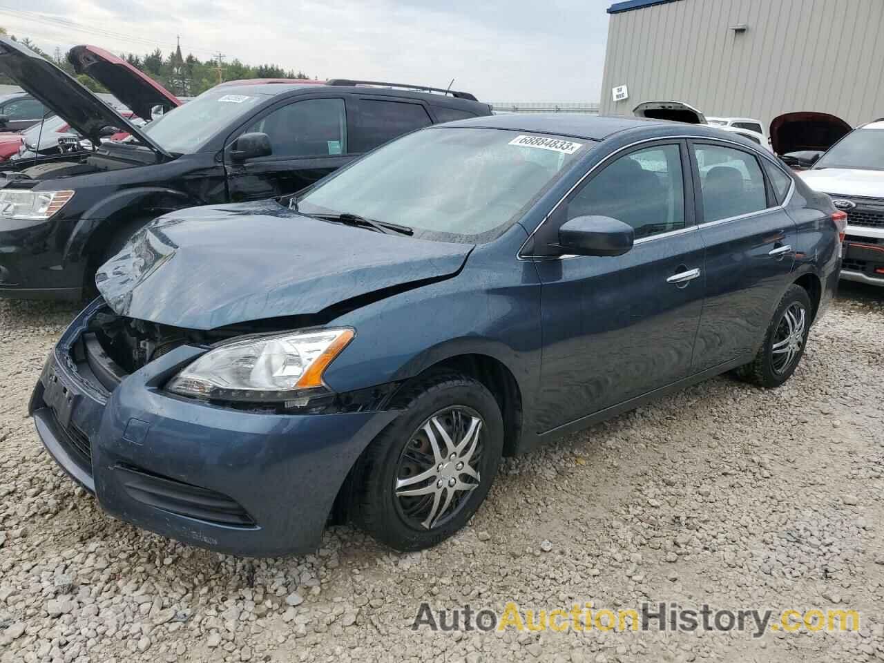 2014 NISSAN SENTRA S, 3N1AB7AP0EY240670