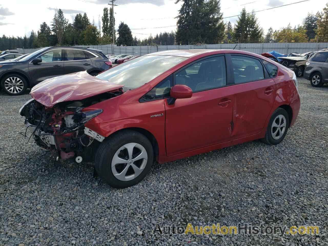 2013 TOYOTA PRIUS, JTDKN3DU0D1726014