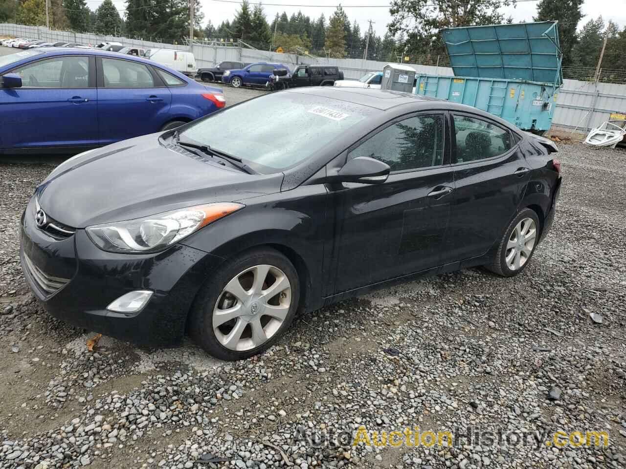 2013 HYUNDAI ELANTRA GLS, 5NPDH4AEXDH382834