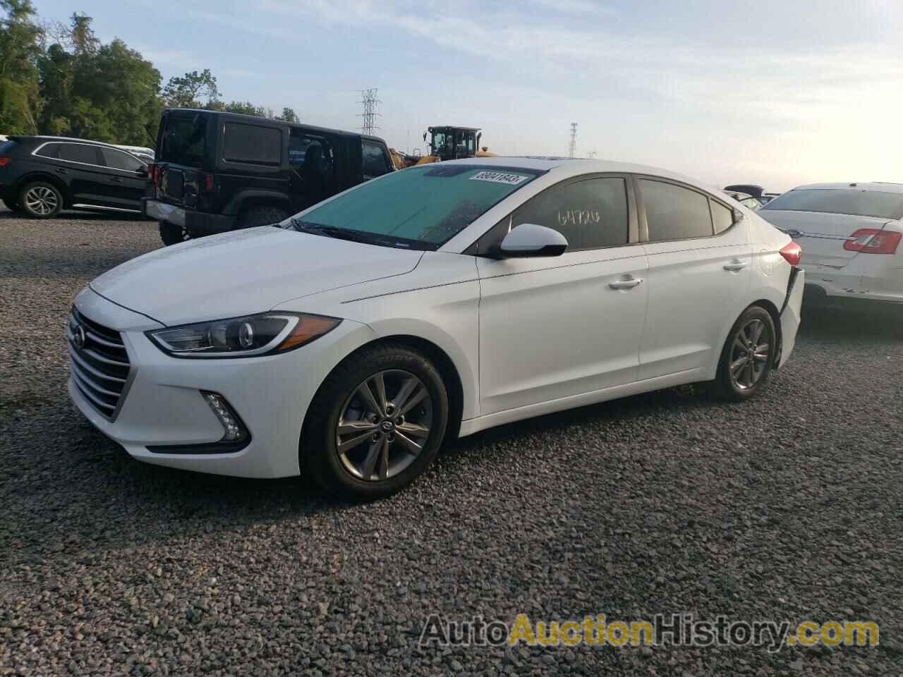 2018 HYUNDAI ELANTRA SEL, 5NPD84LF6JH323524