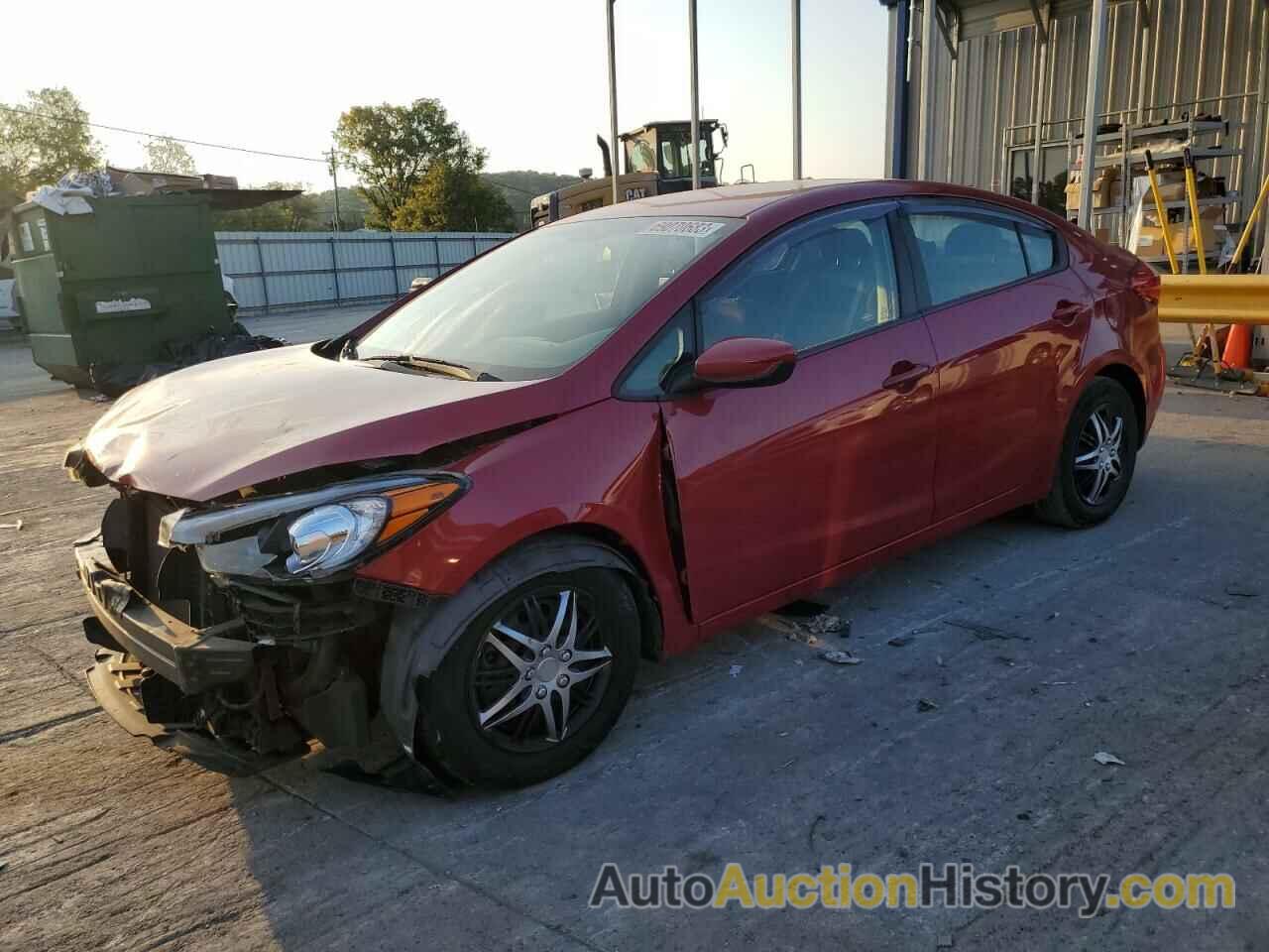 2016 KIA FORTE LX, KNAFK4A64G5596285