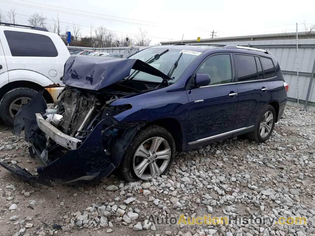 2013 TOYOTA HIGHLANDER LIMITED, 5TDDK3EH3DS241050