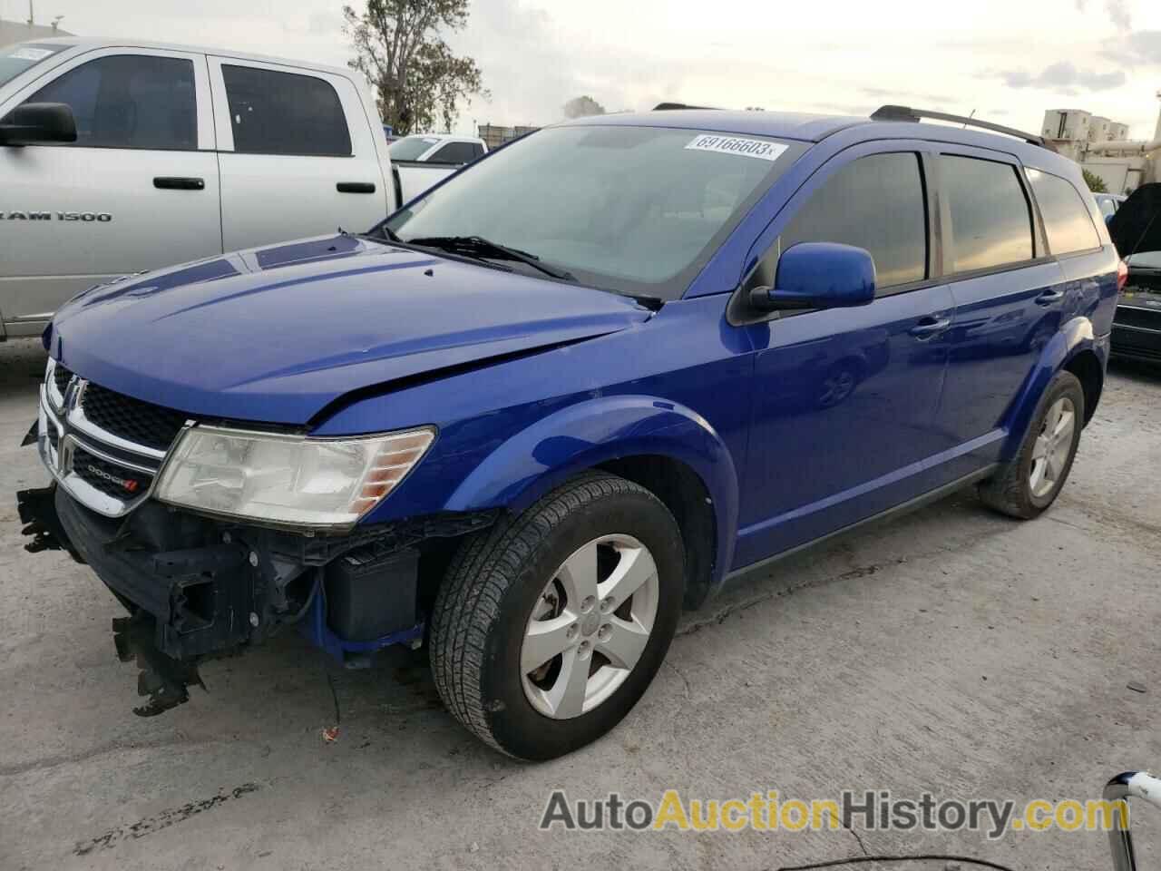 2012 DODGE JOURNEY SXT, 3C4PDCBG0CT361735