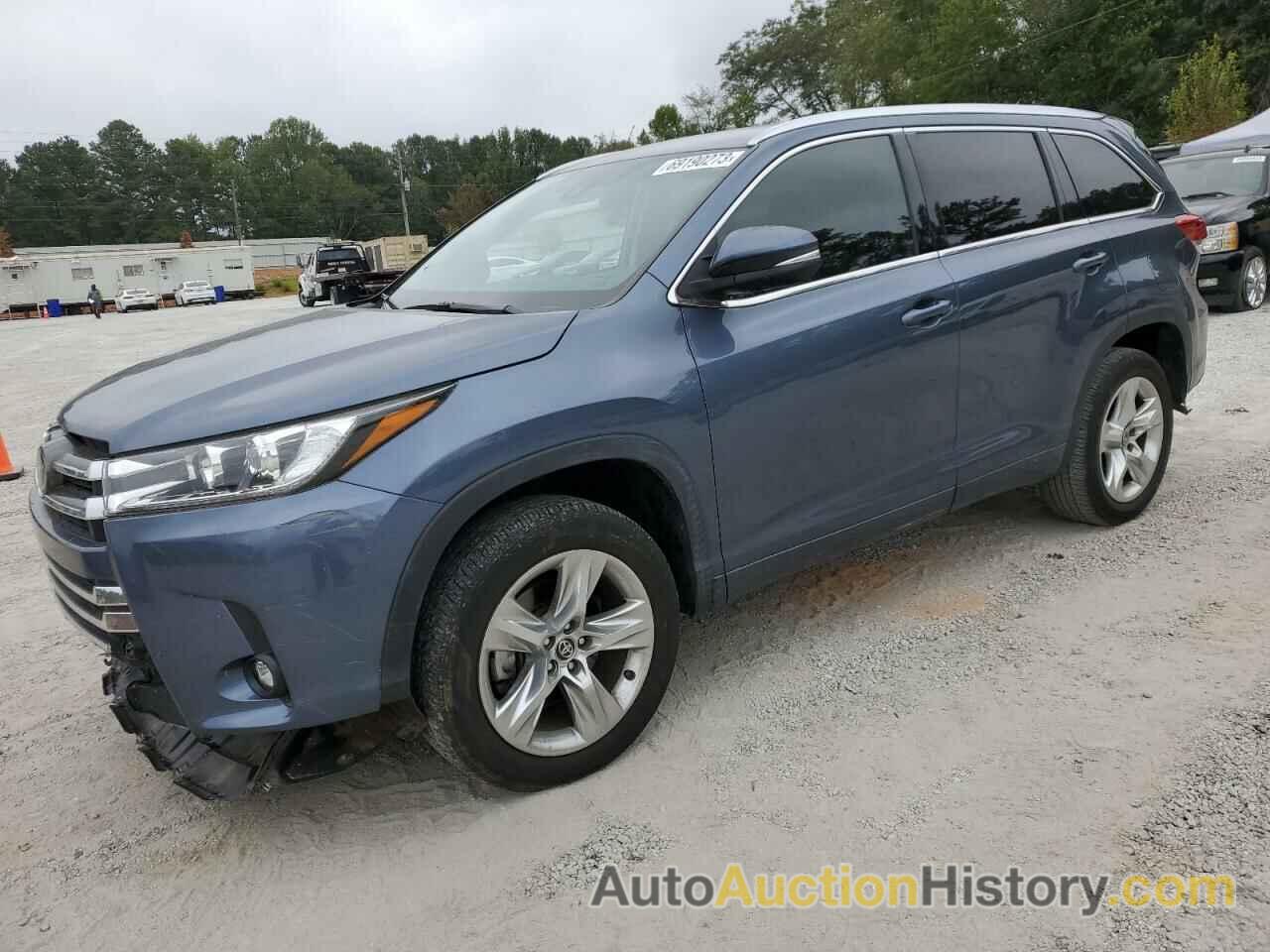 2019 TOYOTA HIGHLANDER LIMITED, 5TDYZRFH5KS319551