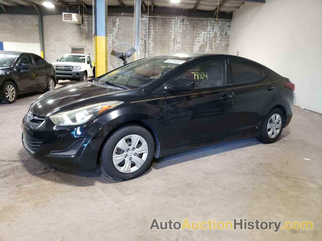 HYUNDAI ELANTRA SE, KMHDH4AEXGU626696