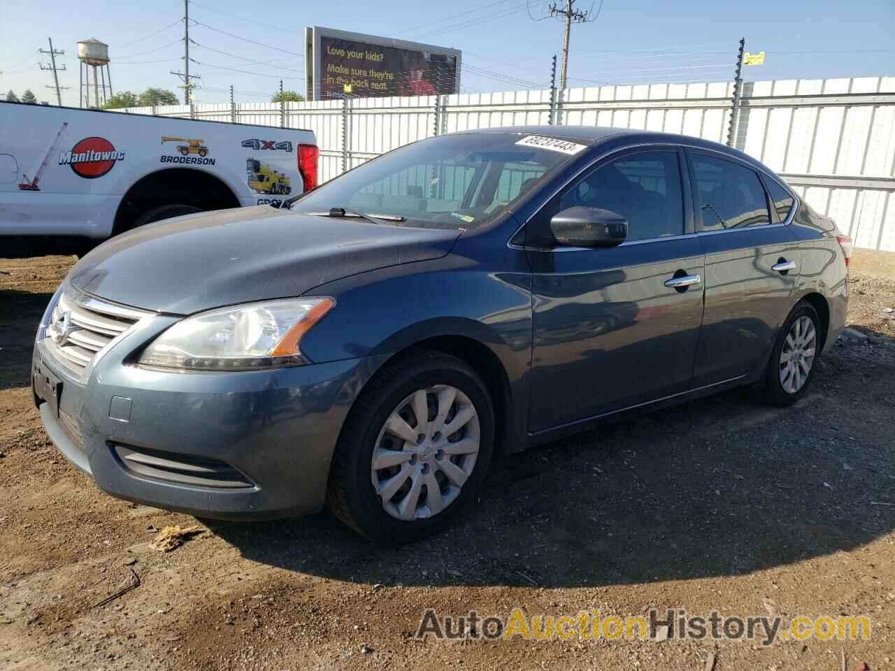 2013 NISSAN SENTRA S, 3N1AB7AP7DL680204