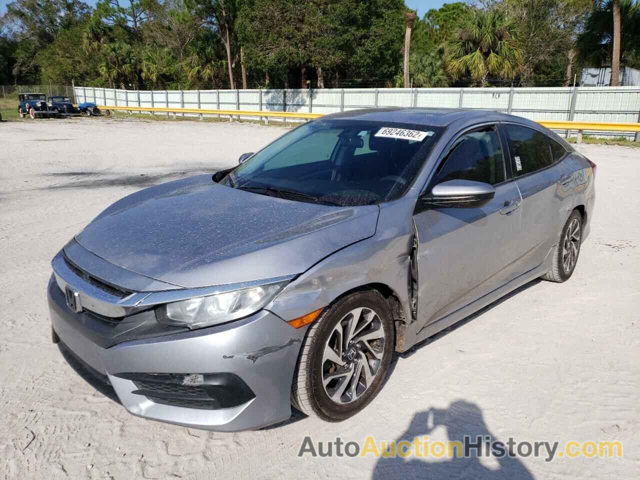 2018 HONDA CIVIC EX, 19XFC2F70JE002745