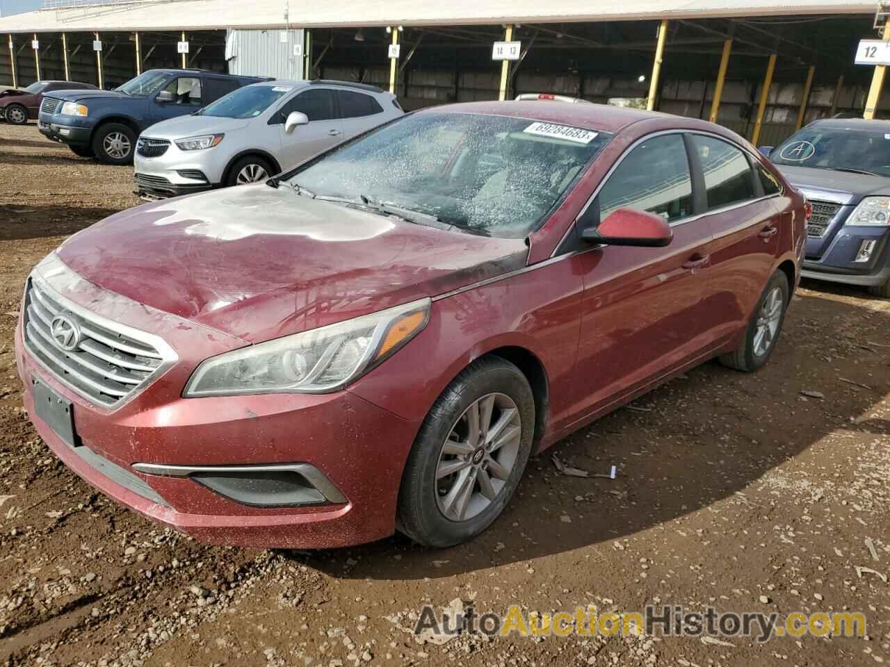 2016 HYUNDAI SONATA SE, 5NPE24AF5GH375504