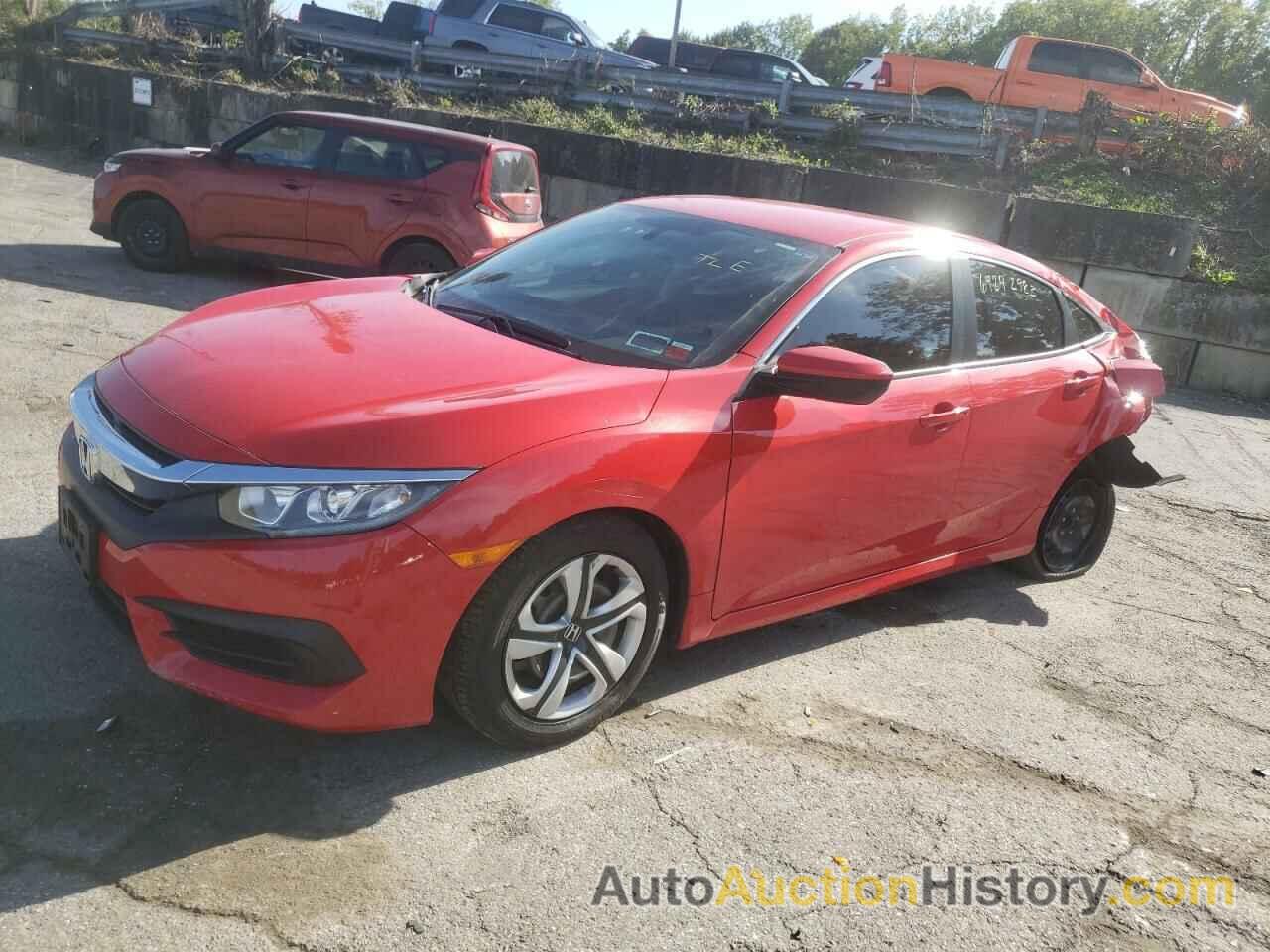 2018 HONDA CIVIC LX, 2HGFC2F5XJH542169