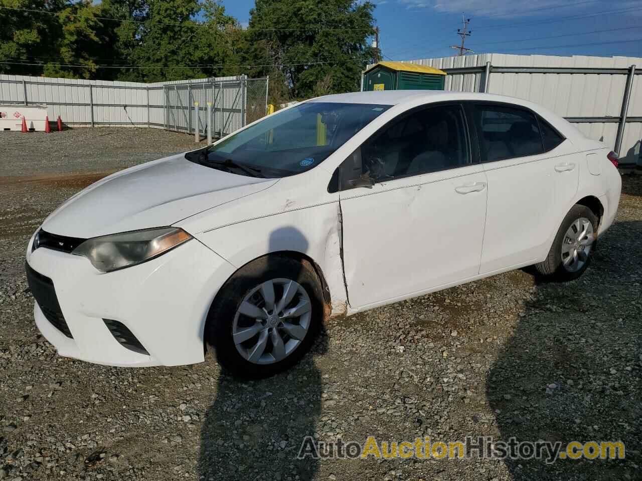 2014 TOYOTA COROLLA L, 2T1BURHE6EC129262