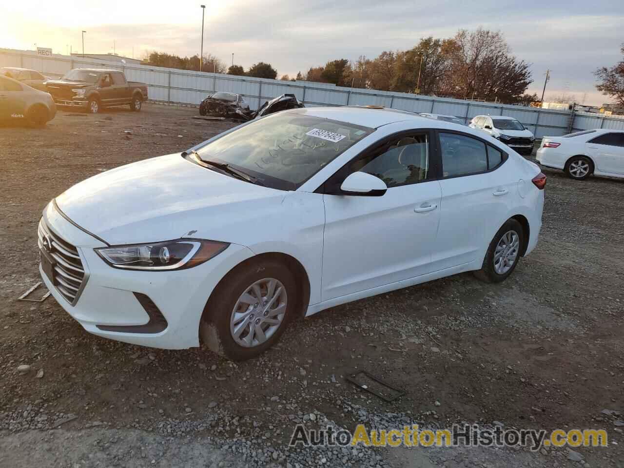 2017 HYUNDAI ELANTRA SE, 5NPD74LF2HH166491