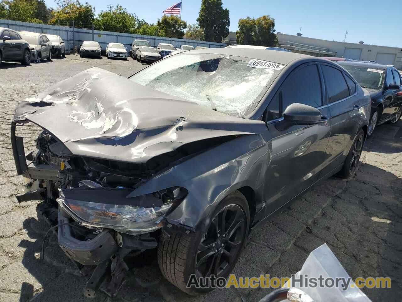 2019 FORD FUSION SE, 3FA6P0HD2KR135485