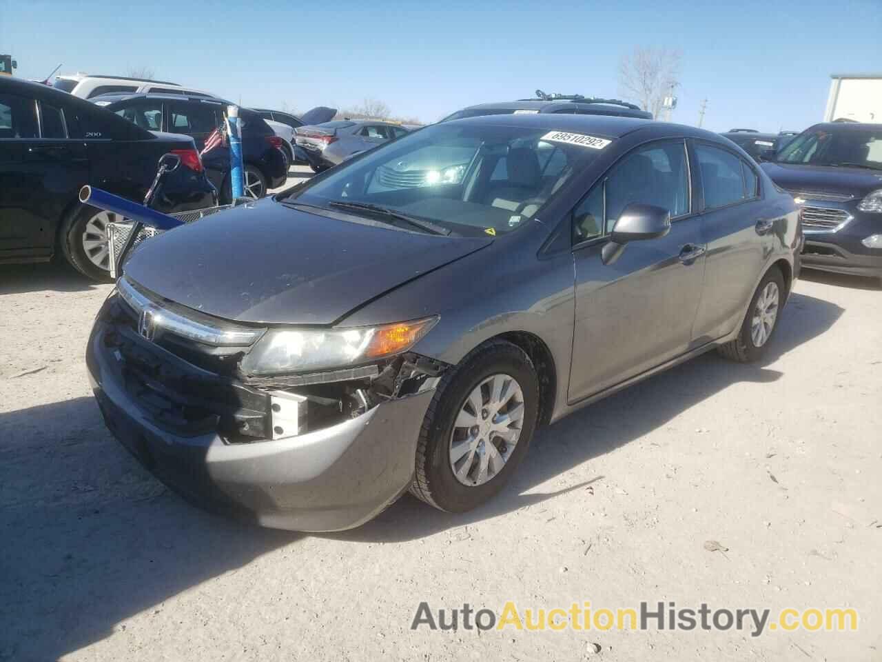 2012 HONDA CIVIC LX, 19XFB2F55CE098764