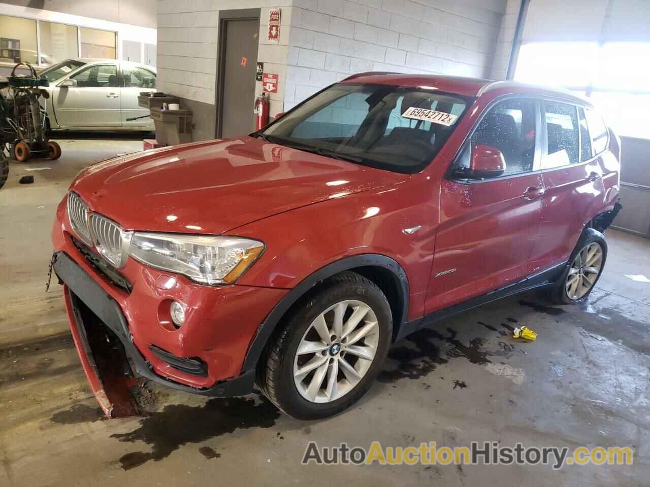 2016 BMW X3 XDRIVE28I, 5UXWX9C50G0D85962