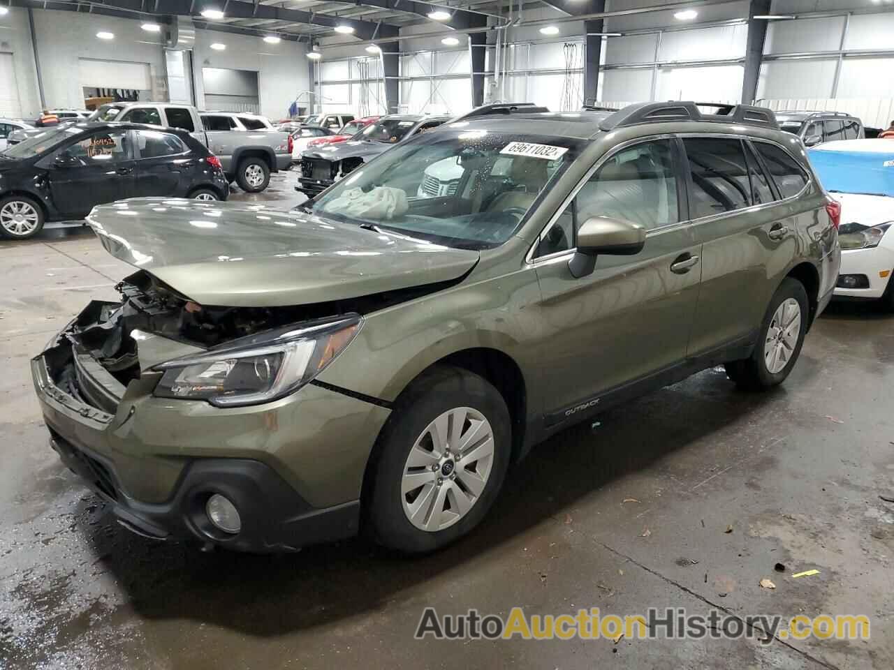 2018 SUBARU OUTBACK 2.5I PREMIUM, 4S4BSADC4J3346741