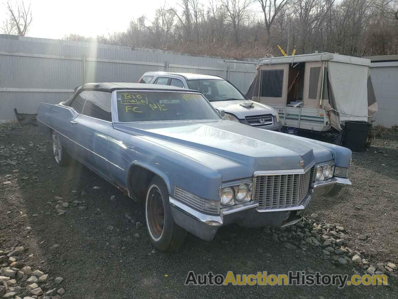 1970 CADILLAC DEVILLE, F0139377