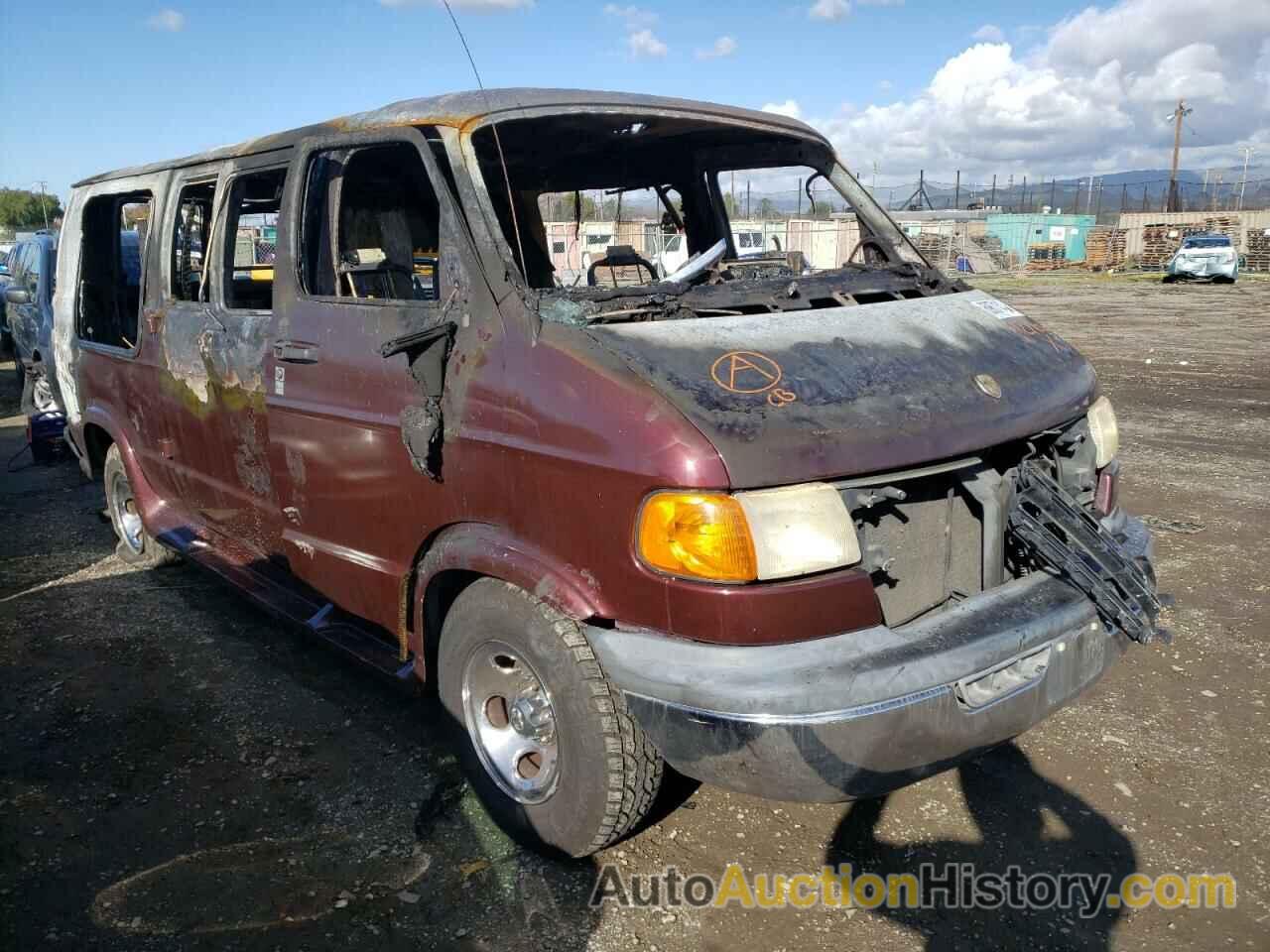 2001 DODGE RAM VAN B1500, 2B6HB11Y01K558801