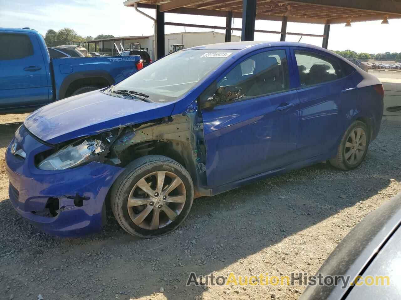 2013 HYUNDAI ACCENT GLS, KMHCU4AE7DU440374