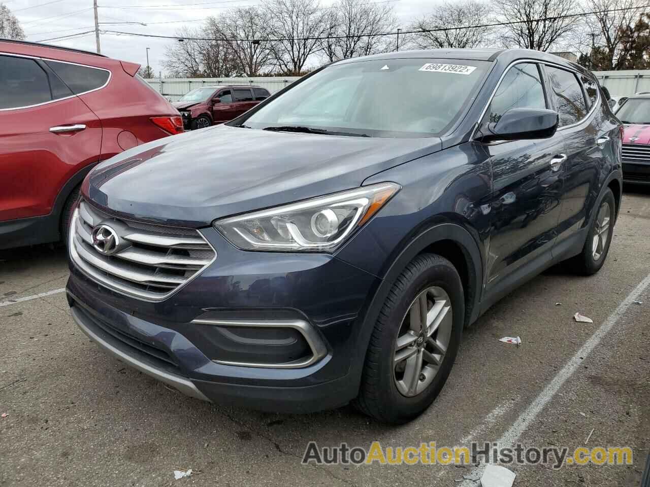 2018 HYUNDAI SANTA FE, 5NMZT3LBXJH052928