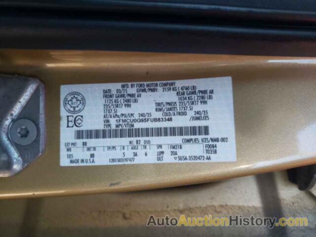 FORD ESCAPE SE, 1FMCU0G95FUB83348