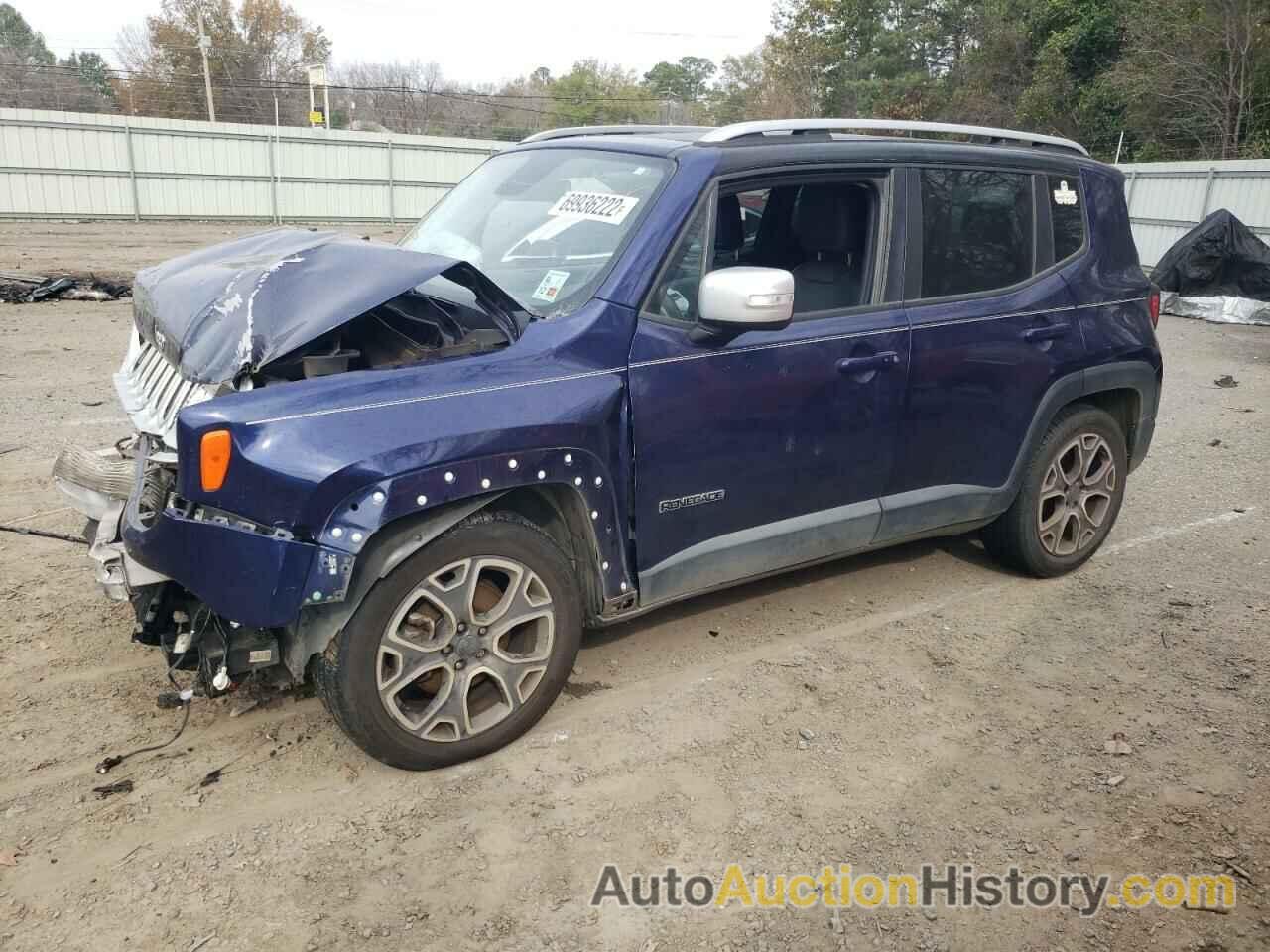 2016 JEEP RENEGADE LIMITED, ZACCJADT0GPC56325