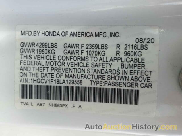 HONDA ACCORD LX, 1HGCV1F18LA129558