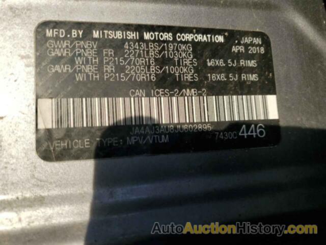 MITSUBISHI OUTLANDER SE, JA4AJ3AU8JU602895