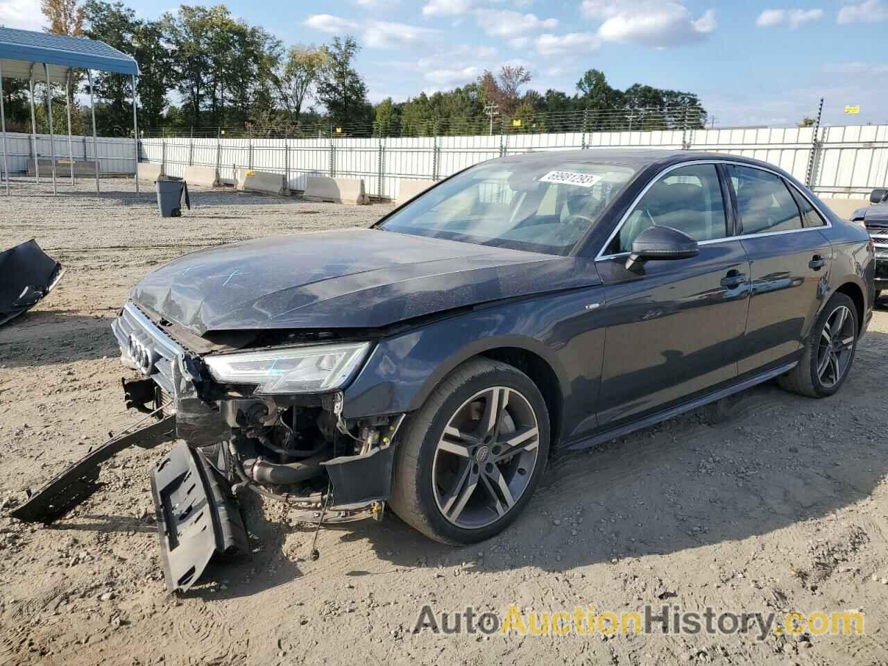 2017 AUDI A4 PREMIUM PLUS, WAULNAF4XHN014563