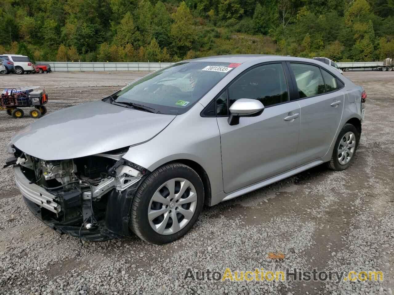 2021 TOYOTA COROLLA LE, JTDEPMAE3MJ133404