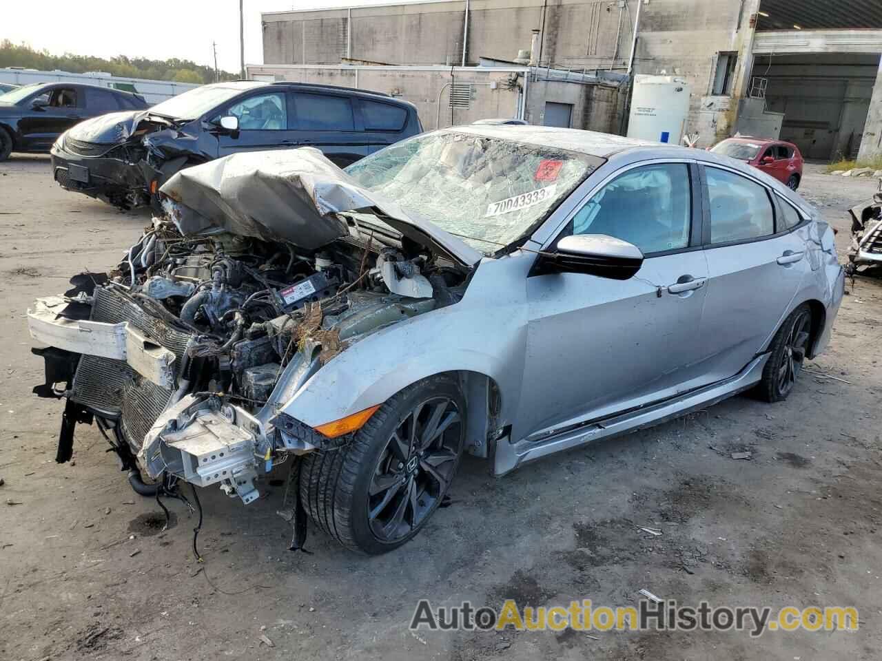 2020 HONDA CIVIC SPORT, 2HGFC2E80LH558217