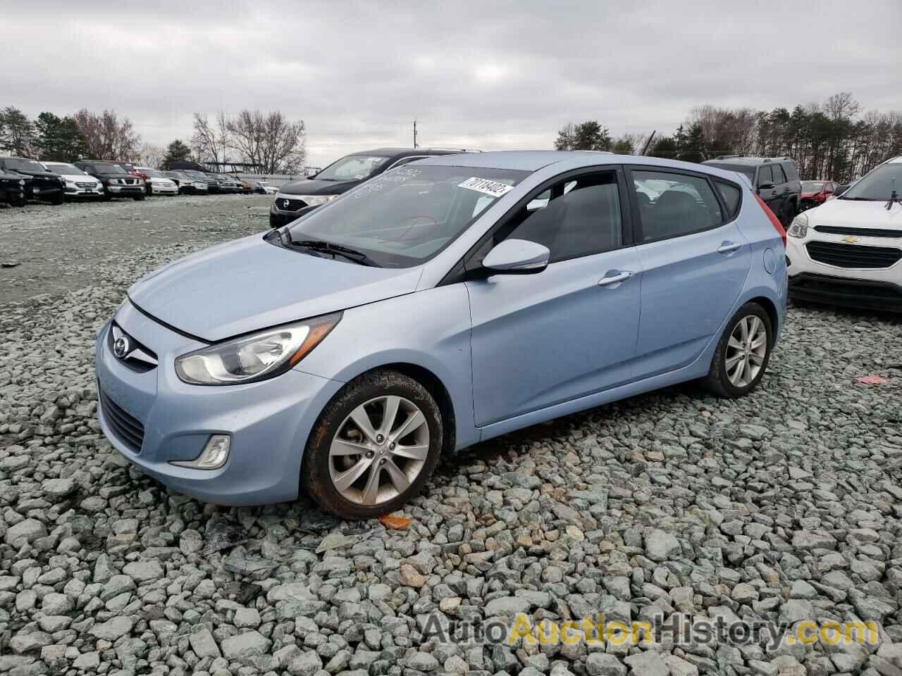 2013 HYUNDAI ACCENT GLS, KMHCU5AE6DU109033