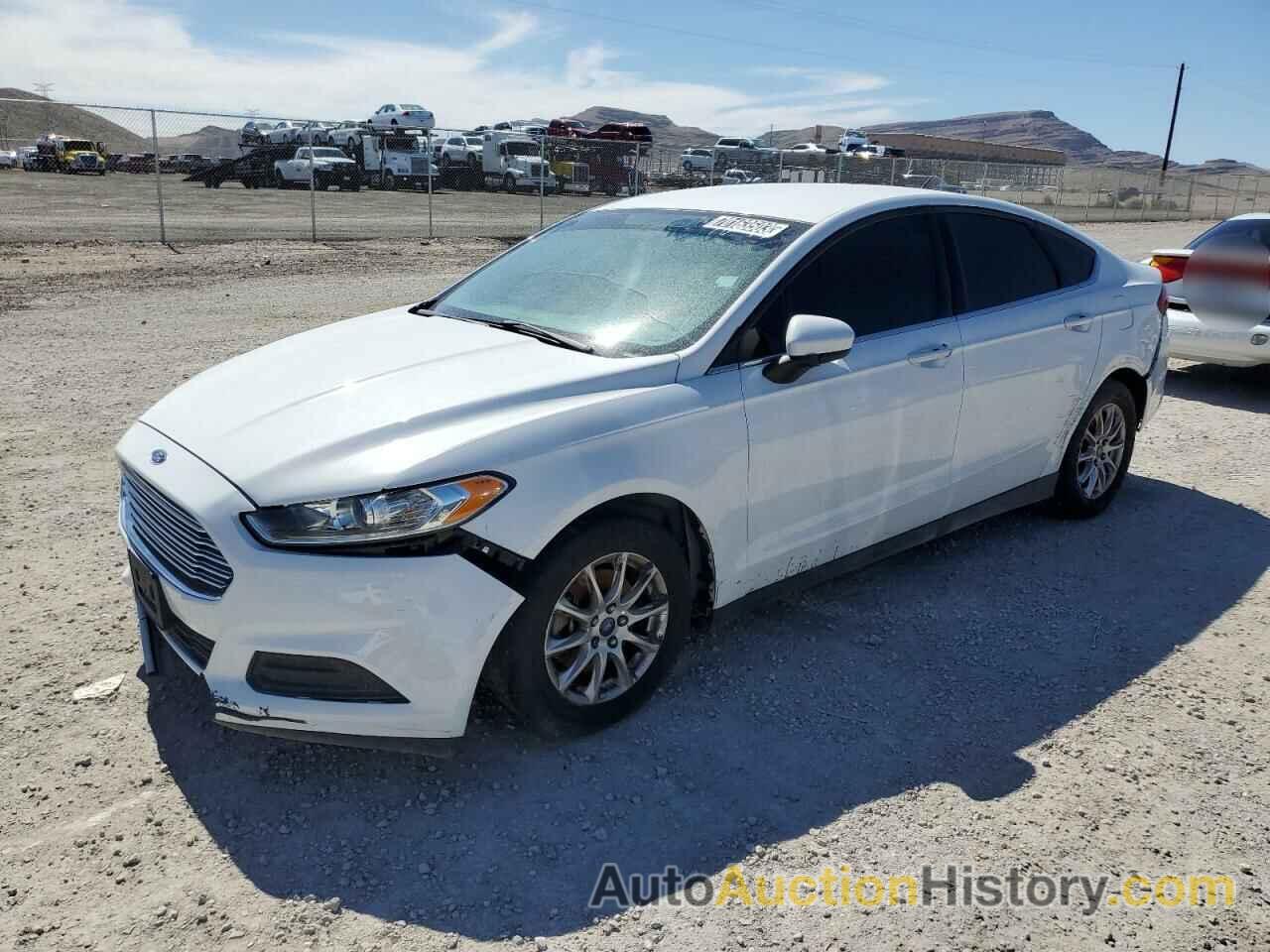 2015 FORD FUSION S, 1FA6P0G75F5109077