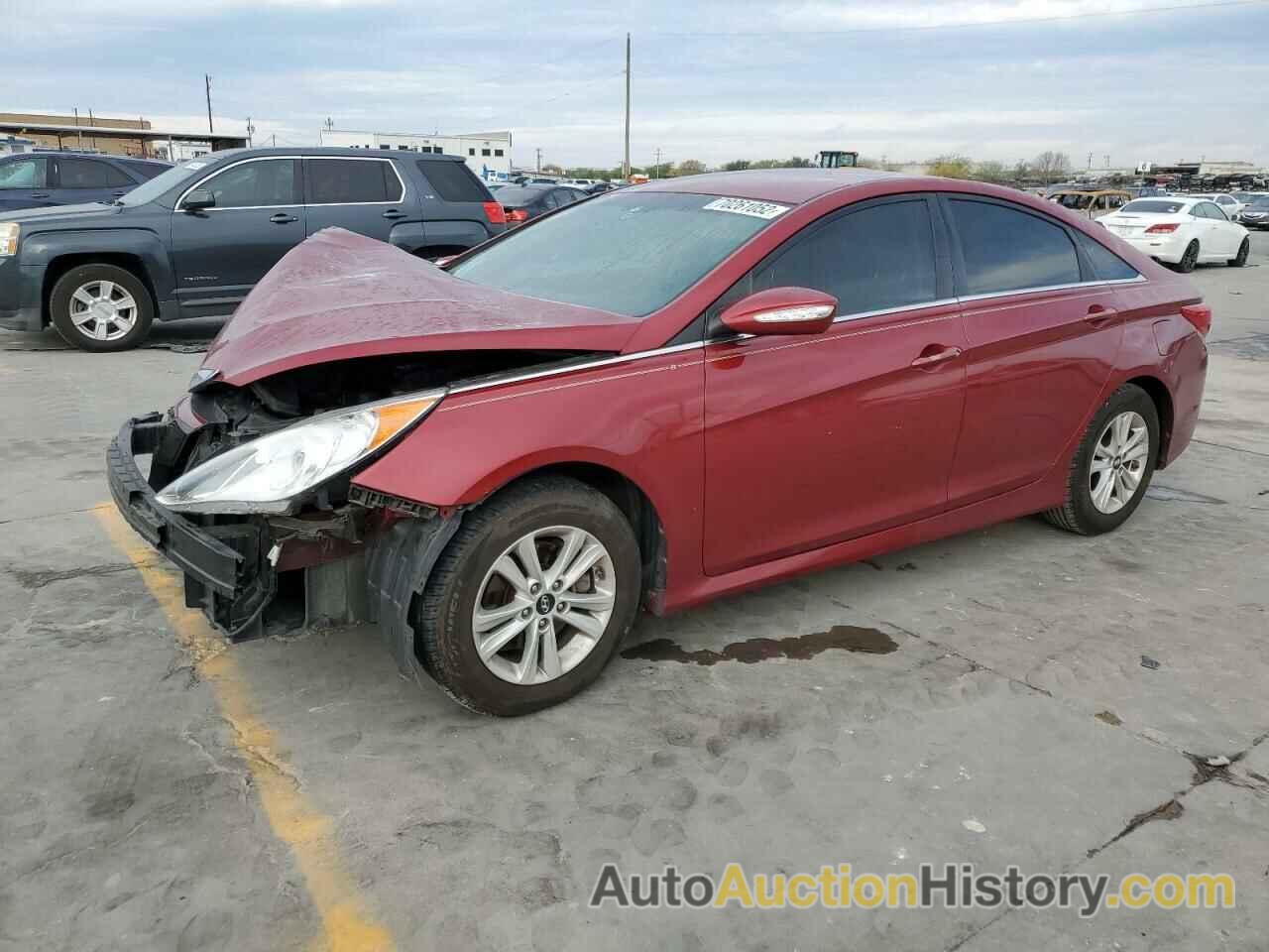 2014 HYUNDAI SONATA GLS, 5NPEB4AC5EH852404