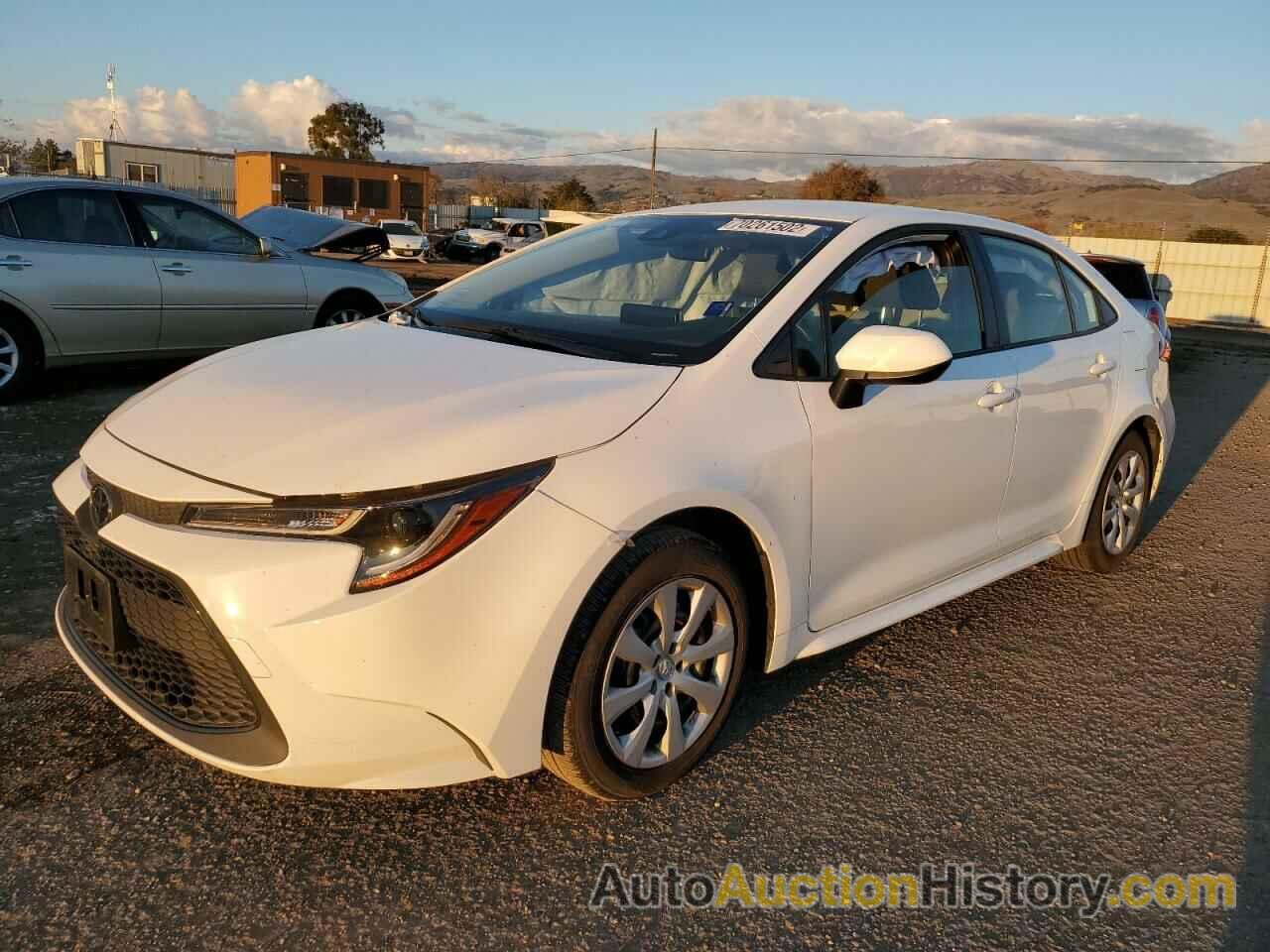 2020 TOYOTA COROLLA LE, JTDEPRAE6LJ095078