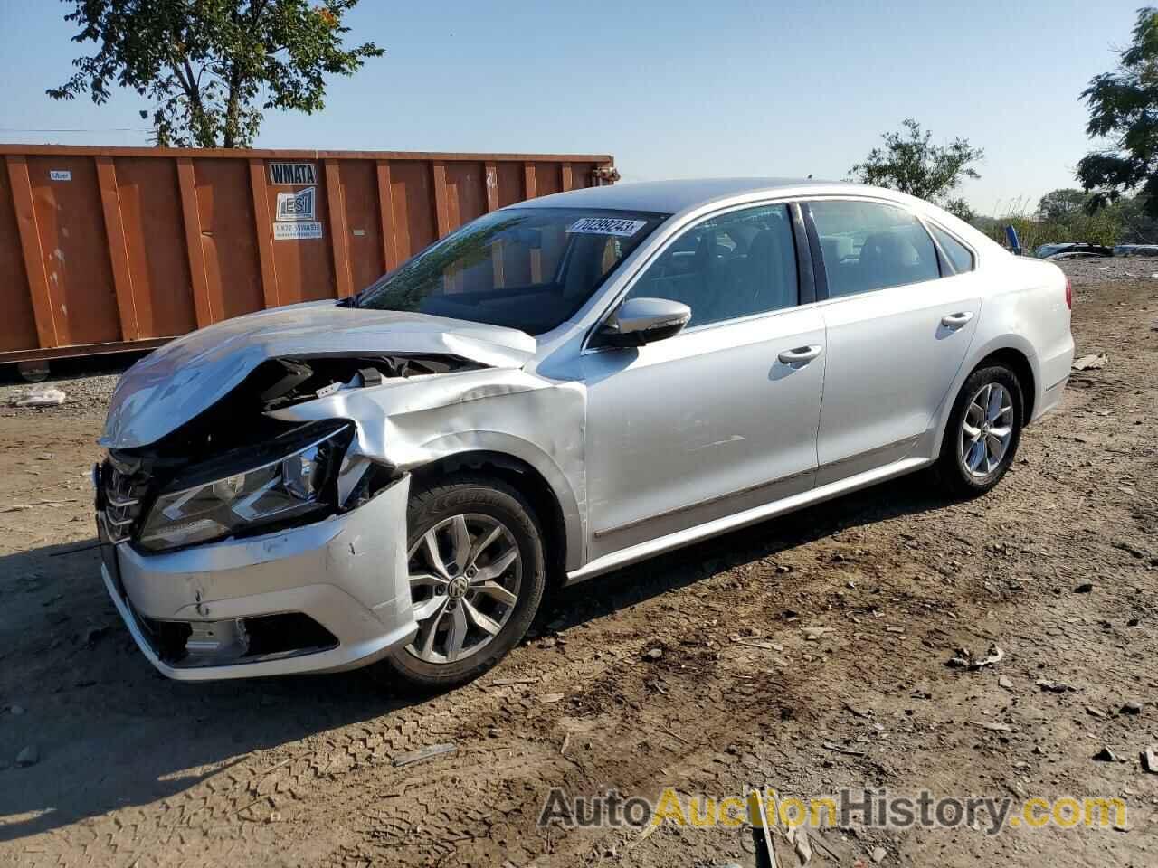 2016 VOLKSWAGEN PASSAT S, 1VWAT7A30GC030800