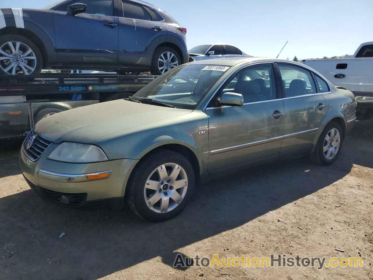 2002 VOLKSWAGEN PASSAT GLX, WVWRH63B02P043425