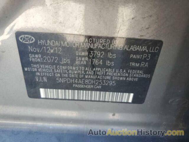 HYUNDAI ELANTRA GLS, 5NPDH4AE8DH253295