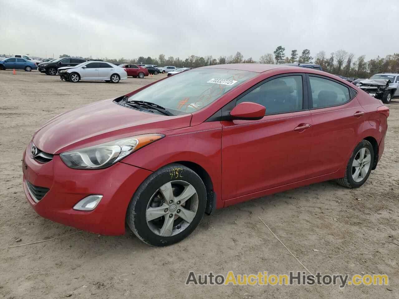 2013 HYUNDAI ELANTRA GLS, KMHDH4AE6DU936579