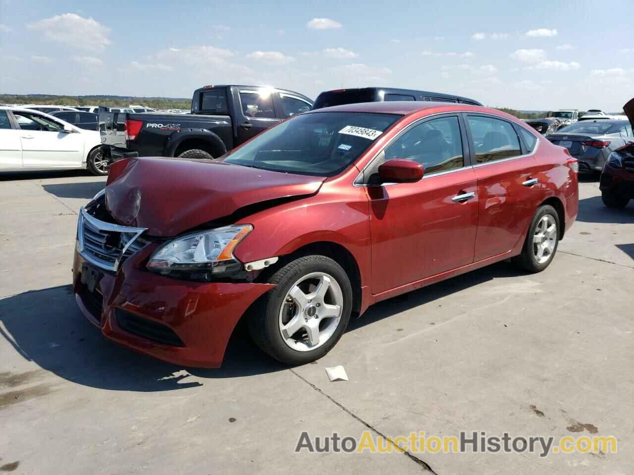 2015 NISSAN SENTRA S, 3N1AB7AP7FY348527